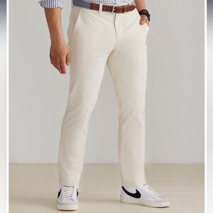 Vineyard Vines Men’s Stretch Breaker Pants, 36x32, Stone